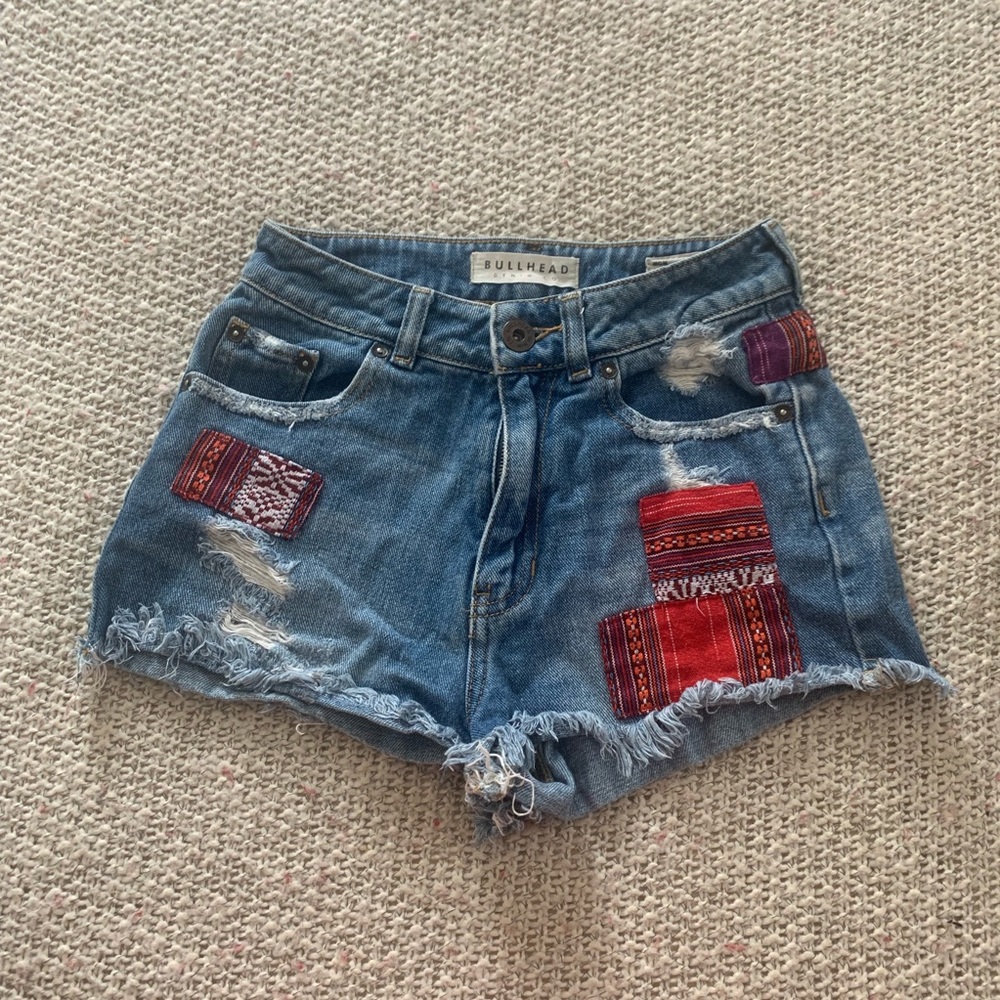 Kendall & Kylie x Bullhead Patch Shorts
